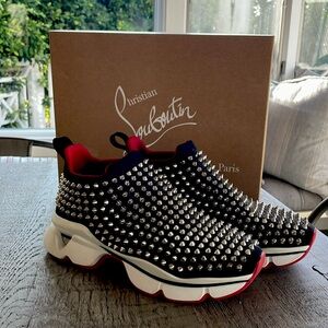 Never worn limited Christian Louboutin sock donna flat